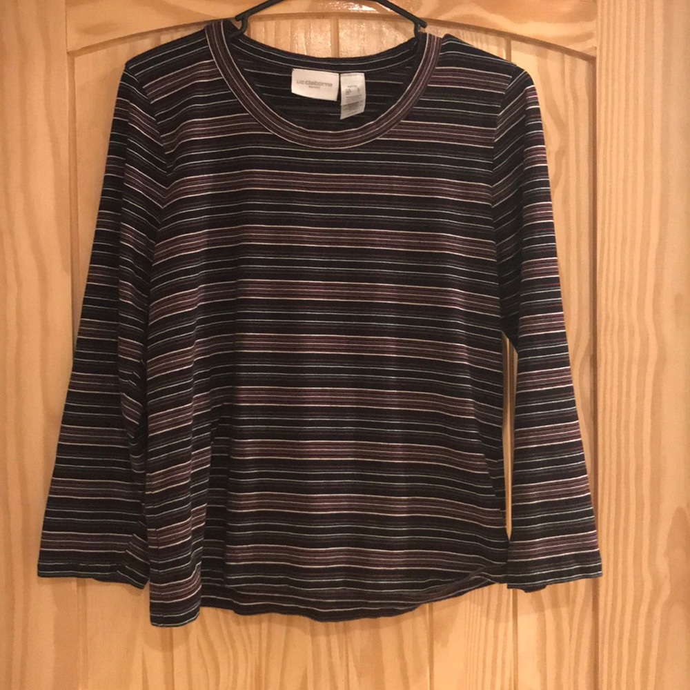 LIZ CLAIBORNE PETITE LONG SLEEVE T-shirt